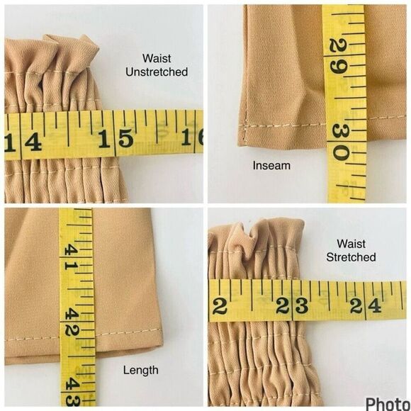 NWT Gorgeous XL High Waisted Black Tie Front/Back Wide Leg Flowy Tiered Pants - Picture 11 of 12